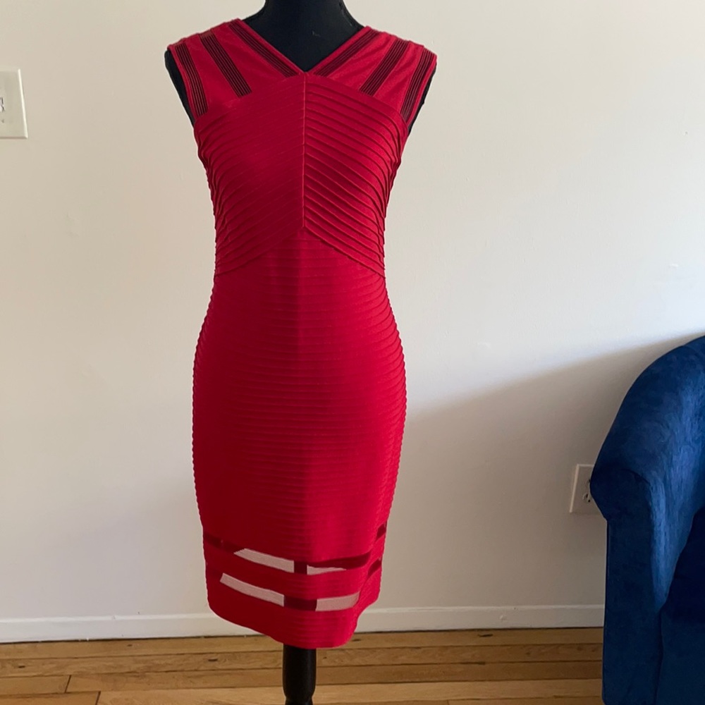 Tadashi Shoji Red Dress in size PS